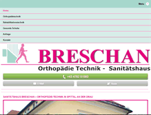 Tablet Screenshot of breschan.at